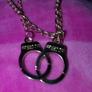 Gold Handcuff Pendant Bracelet(S) BRAND NEW